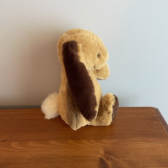 Jellycat Bashful Patchwork Brown Bunny Plush - Picture 2 of 7